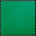 Lock-Tile Lock-Tile® PVC Floor Tiles, LK009, 19.5x19.5", Coin, Green LK009